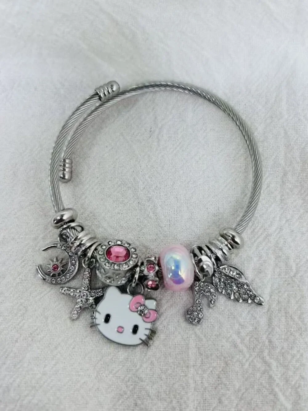 Pink Hello Kitty Bracelet cute